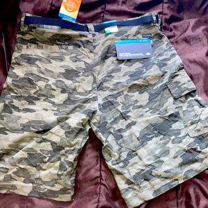 Columbia Camouflage Cargo Shorts